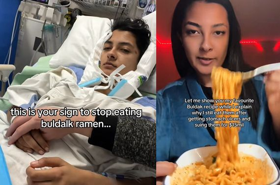 中祥网 自称吃火鸡面上瘾“被烧穿了胃”，加拿大网红索赔7700万元 韩企：毫无根据，没收到诉讼